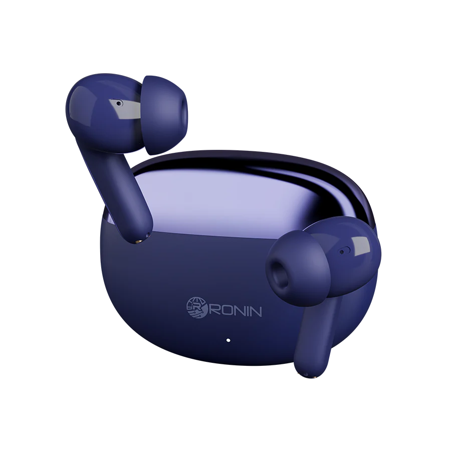 Ronin R-7030 Earbuds, Environmental Noise Cancellation with IPX4 Water Resistance, Stereo Sound, and Long Battery Life, Heavy Bass, High-Quality Sound & Quad-Mic for Clear Calls Ronin R-7030 Earbuds, Environmental Noise Cancellation with IPX4 Water Resistance, Stereo Sound, and Long Battery Life, Heavy Bass, High-Quality Sound & Quad-Mic for Clear Calls