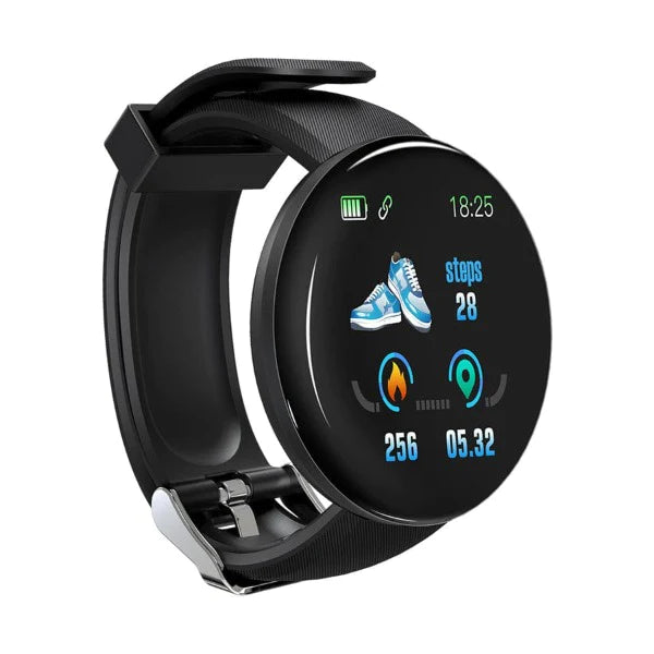 D18 Fitness Bracelet Blood Pressure and Bluetooth Heart Rate Monitor