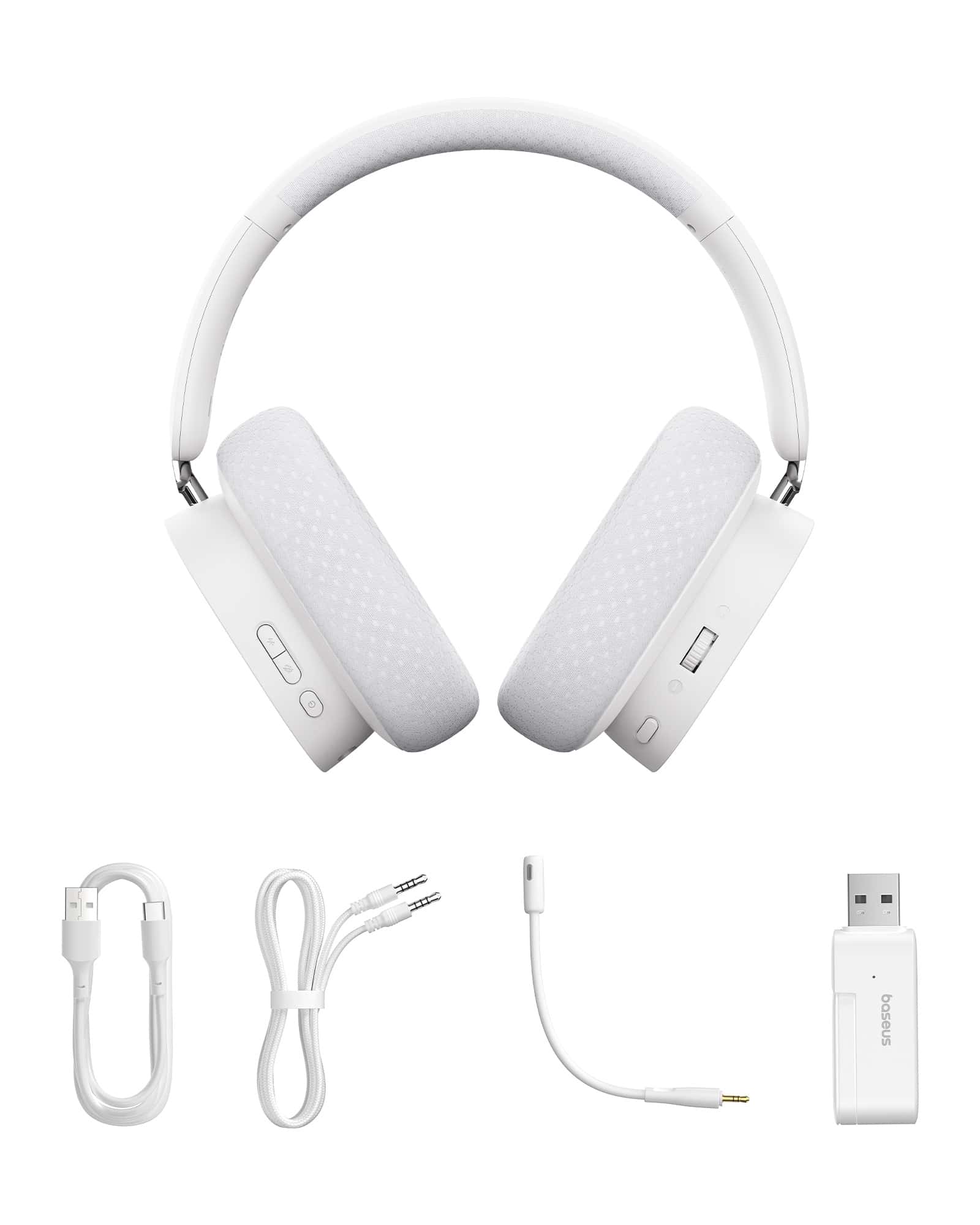 Baseus AeQur GH02 Gaming Wireless Headphones Moon White Baseus AeQur GH02 Gaming Wireless Headphones Moon White