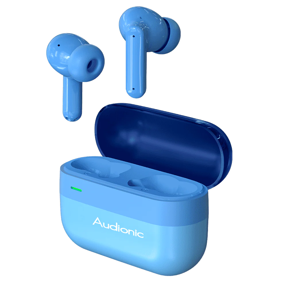 Audionic Airbud 430 ENC & Gaming mode, Water Resistant, Voice Assistance Wireless Earbuds, Wireless Earphones & Water Proof Bluetooth Ear buds And Headphones, Exclusive In ear Headphone, Airbud with 1 Year Brand Warranty