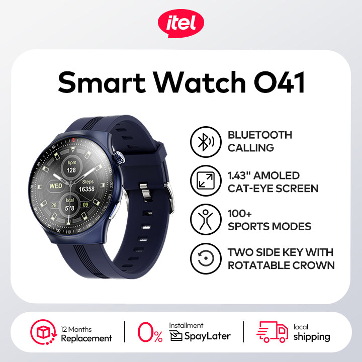 itel O41 Smartwatch , 1.43