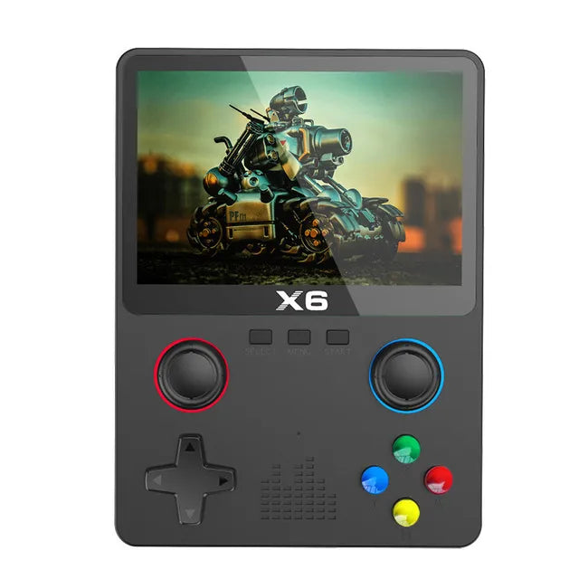 X6 Handheld Game Console, Retro Game Console Built-in 64GB 10000+ Classic Games