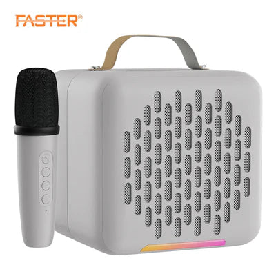 Faster X200 Rock Box Portable Bluetooth Speaker with Mic