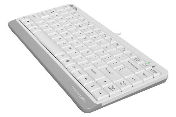 A4tech FK11 Compact Wired Keyboard - Round-Square Keys - Sleek and Lightweight - For PC/Laptop