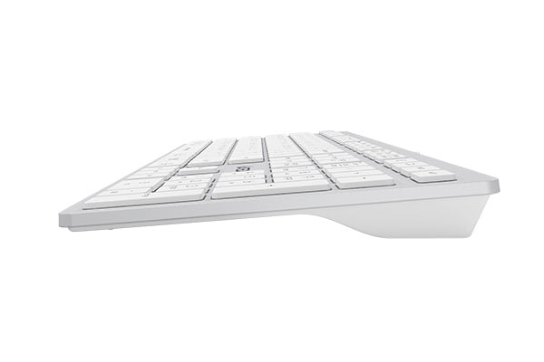 A4tec FX50 Scissor Switch Wired Keyboard - Ultra Slim Keycaps - Thin Profile - Aluminum Body - Anti Slip Pads - Multimedia Hot Keys
