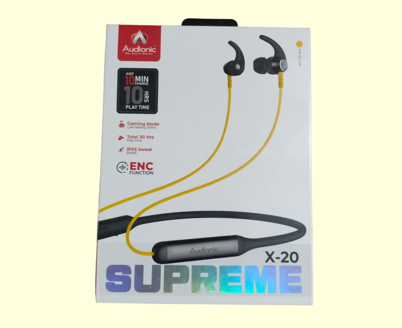 Audionic Supreme X20 Gaming Wireless Bluetooth NeckBand