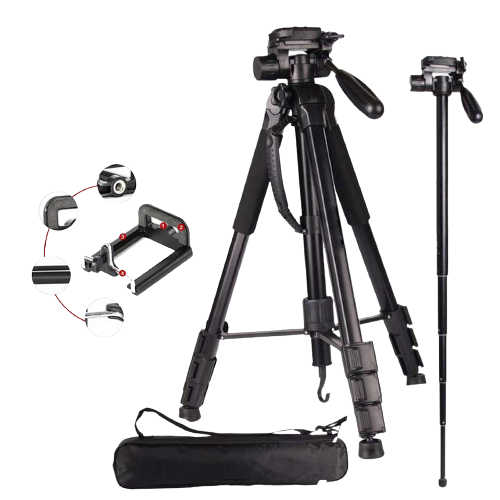 Icon Two In One (MonoPod+Tripod) Tripod 7867 Professional Edition For Video