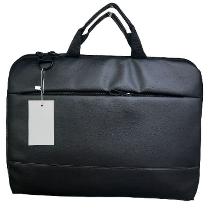 Ultra Slim Laptop Bag PU Leather Luxury Notebook Bag Promotional Laptop Bag CX01 Black