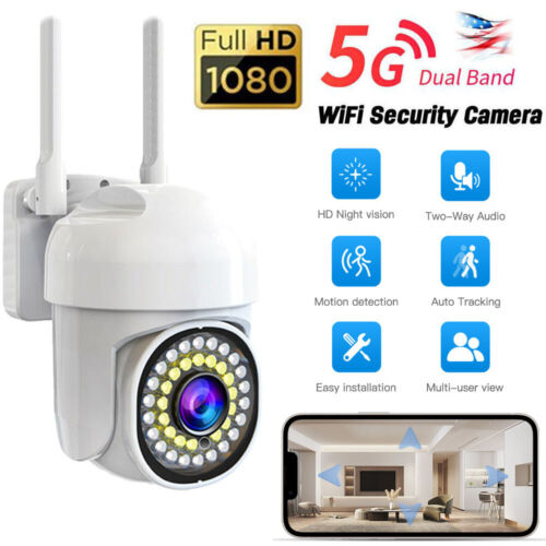 Ptz Wifi Camera Hb66 2mp 1080p Outdoor Cctv Security Camera 4x Digital Zoom Wireless Ai Human Detection With Pixlinkcam App