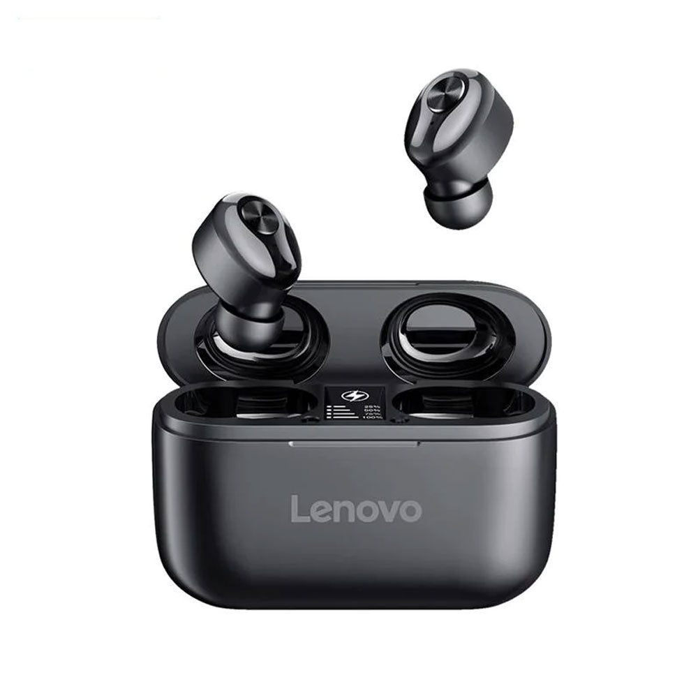 Lenovo HT18 Wireless TWS Earphone Bluetooth 5.0 Headphone 3D Stereo Earbuds with 1000MAH Charging Box Long power source Life Black