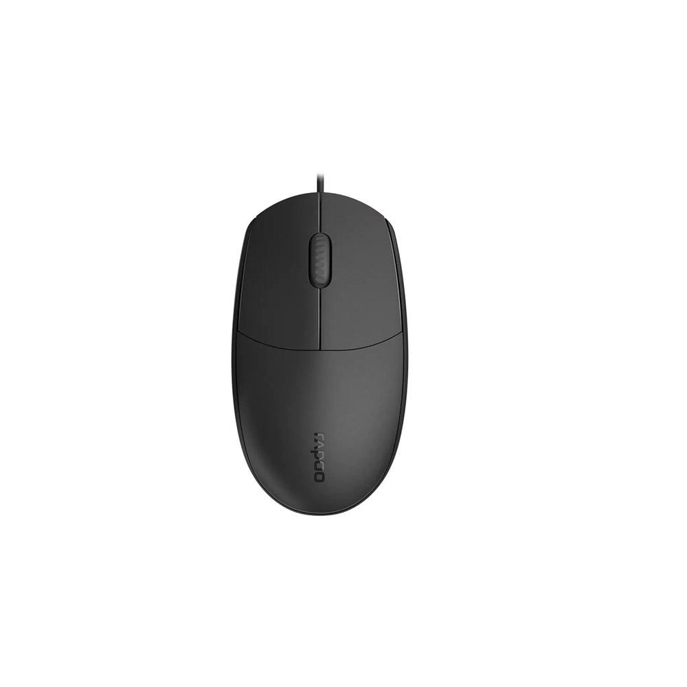 Rapoo N100C Type-C Wired Mouse – Black