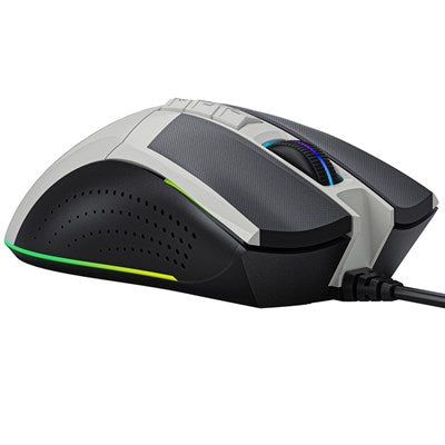 Bloody W90 Max RGB Wired Gaming Mouse - 10,000 CPI BC3332-A 10K Optical Sensor - 8 Programmable Buttons - 2000Hz Report Rate Adjustable Button - LOD Setting Button - Rubber Grips - Dual Injection Keys & Rubber Wheel - Ultra Core Activated