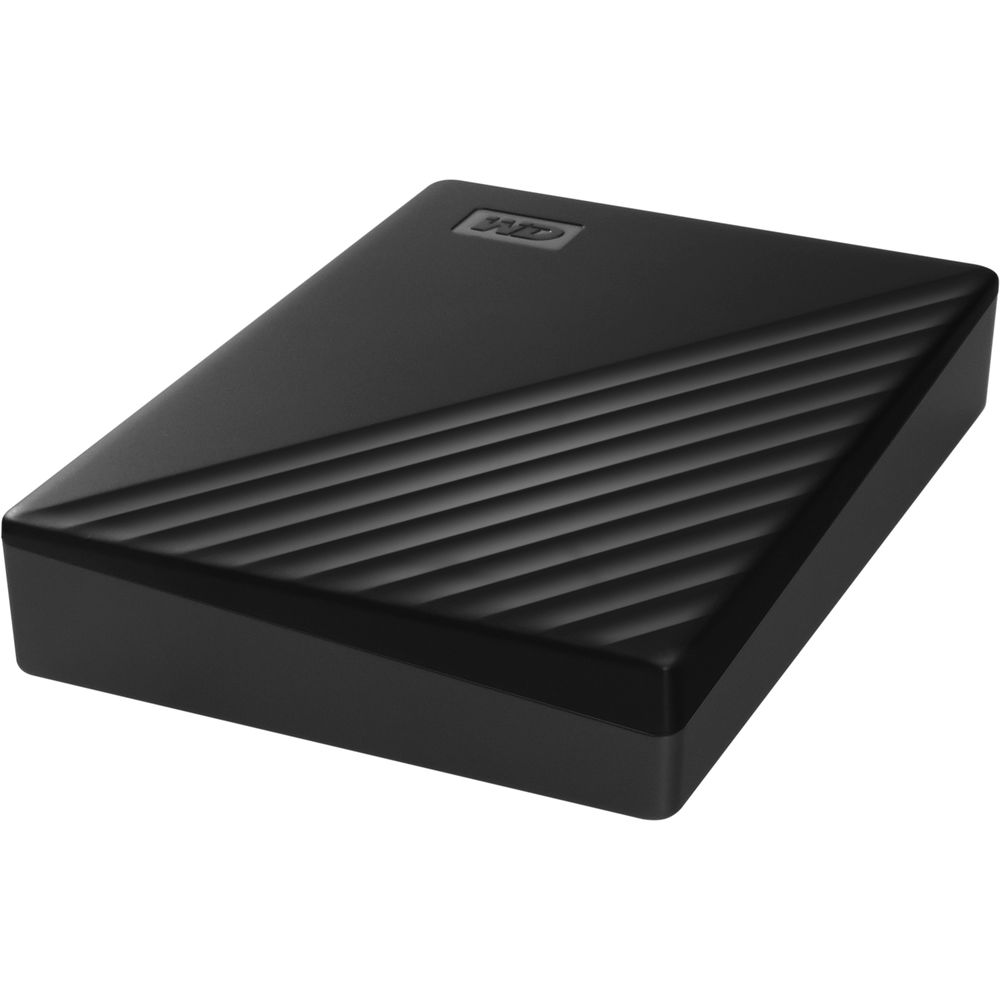 Western Digital WD 1TB My Passport Portable External Hard Drive with backup software and password protection, Black