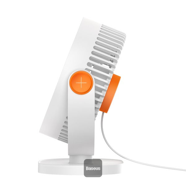 Baseus Serenity Desktop Fan Noiseless operation / Hang-and stand use / Powerful airflow / Detachable and washable White