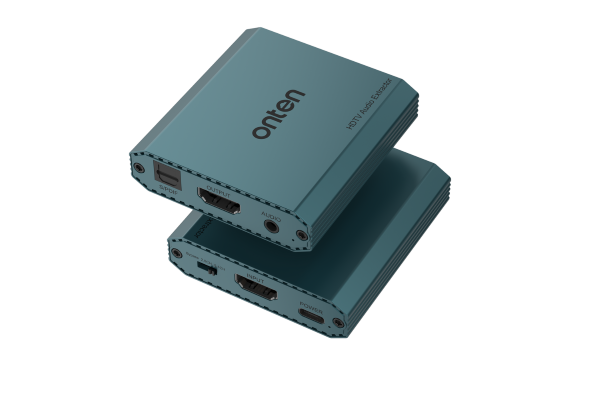 ONTEN OTN-5170 4K HDMI Audio Extractor , HDMI to HDMI +Optical +3.5mm AUX Audio Adapter