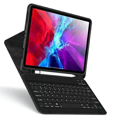 Usams US-BH642 Smart Keyboard + Cover For iPad (Black)