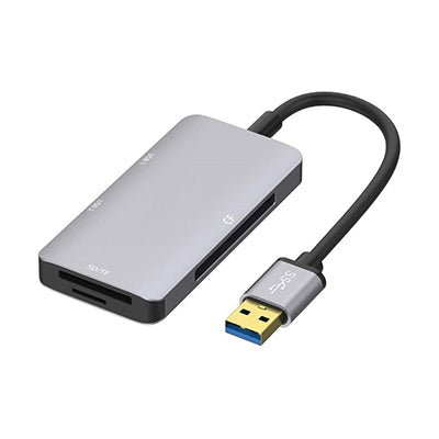 ONTEN (5 IN 1) USB(3.0) to CF/TF/SD Card Reader with USB(3.0)*2.