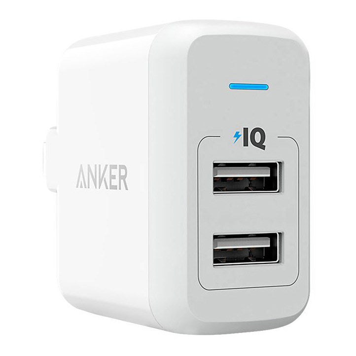 Anker PowerPort 2 Lite | 2-Port USB Wall Charger A2129J21