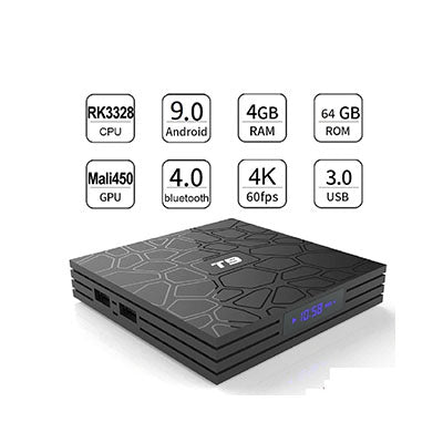 SMART BOX T9 4GB+64GB QUAD CORE 4K ULTA HD 9.0 V