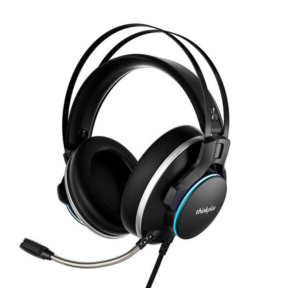 Lenovo Think plus G50B Pro Headphone Professional Gaming Headset Super Loudspeaker Microphone ENC Dual-Mic Noise Reduction Call