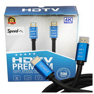Speed-X 2.0v HDMI Premium Cable Ultra HD 4K 5M