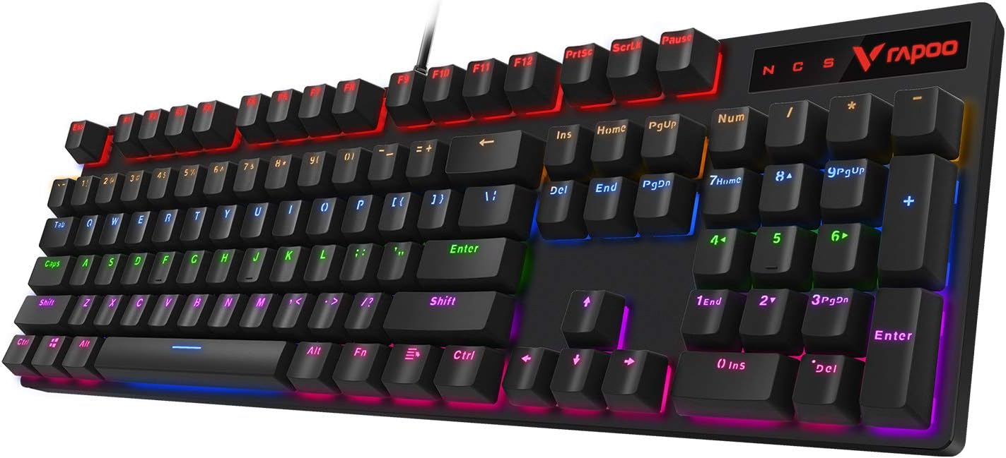 Rapoo V500PRO RGB Wired Gaming Keyboard