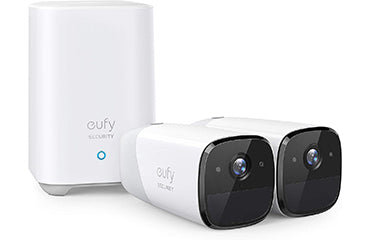 Eufy T88413D2 Security Cam 2,365 Day Battery, 2Kit with HomeBase