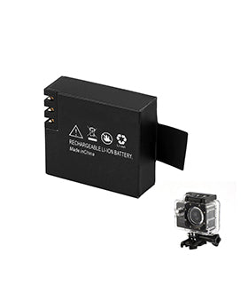 Action Camera Battery - High-Power 3.33W 900mAh Replacement Battery