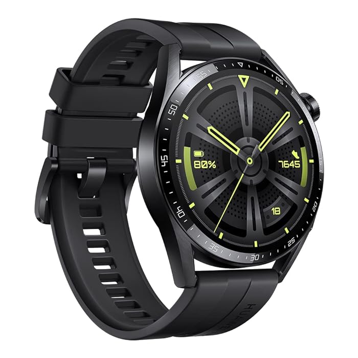 HUAWEI WATCH GT 3 Smartwatch - 2 Weeks Battery Life - Extended 3 Month Warranty - 46MM Black