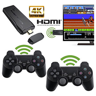 HDMI Game Stick Lite Console 2.4G Wireless Controllers 4K Video Game Retro Box