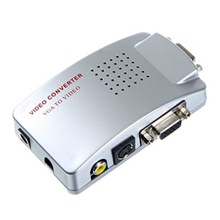 VGA to AV Conversion Box: Connect Your PC or Other Device to a TV with S Video Ports