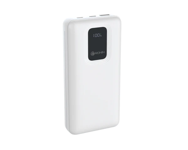 Ronin R-4025 Power, Fast Charge Power Bank 20000mAh with PD Fast Charging