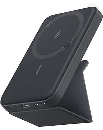 Anker Magnetic Battery (MagGo), 5K Foldable Magnetic Wireless Portable and USB-C for iPhone 15/15 Plus/15 Pro/15 Pro Max, iPhone 14/13 Series (Interstellar Gray)