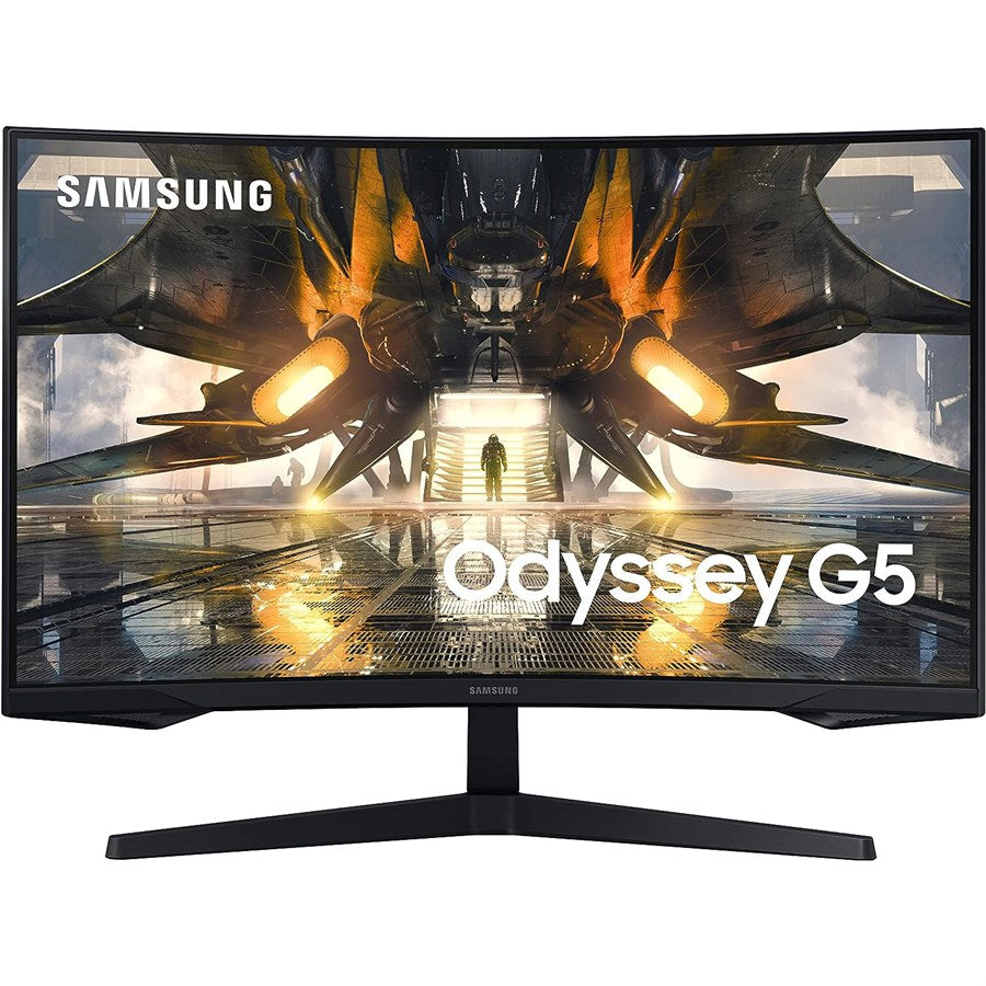 Samsung LS32AG550EMXZN Odyssey G5 32 Inch QHD Curved LED Monitor (3 Year Warranty)