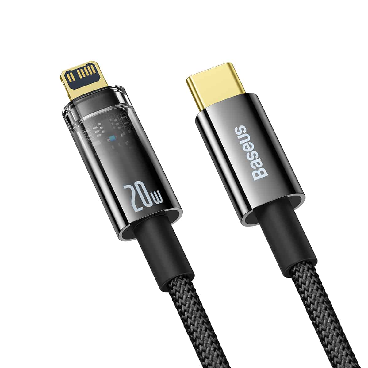 Baseus Explorer Series Auto Power-Off Fast Charging Data Cable Type-C to iPhone 20W