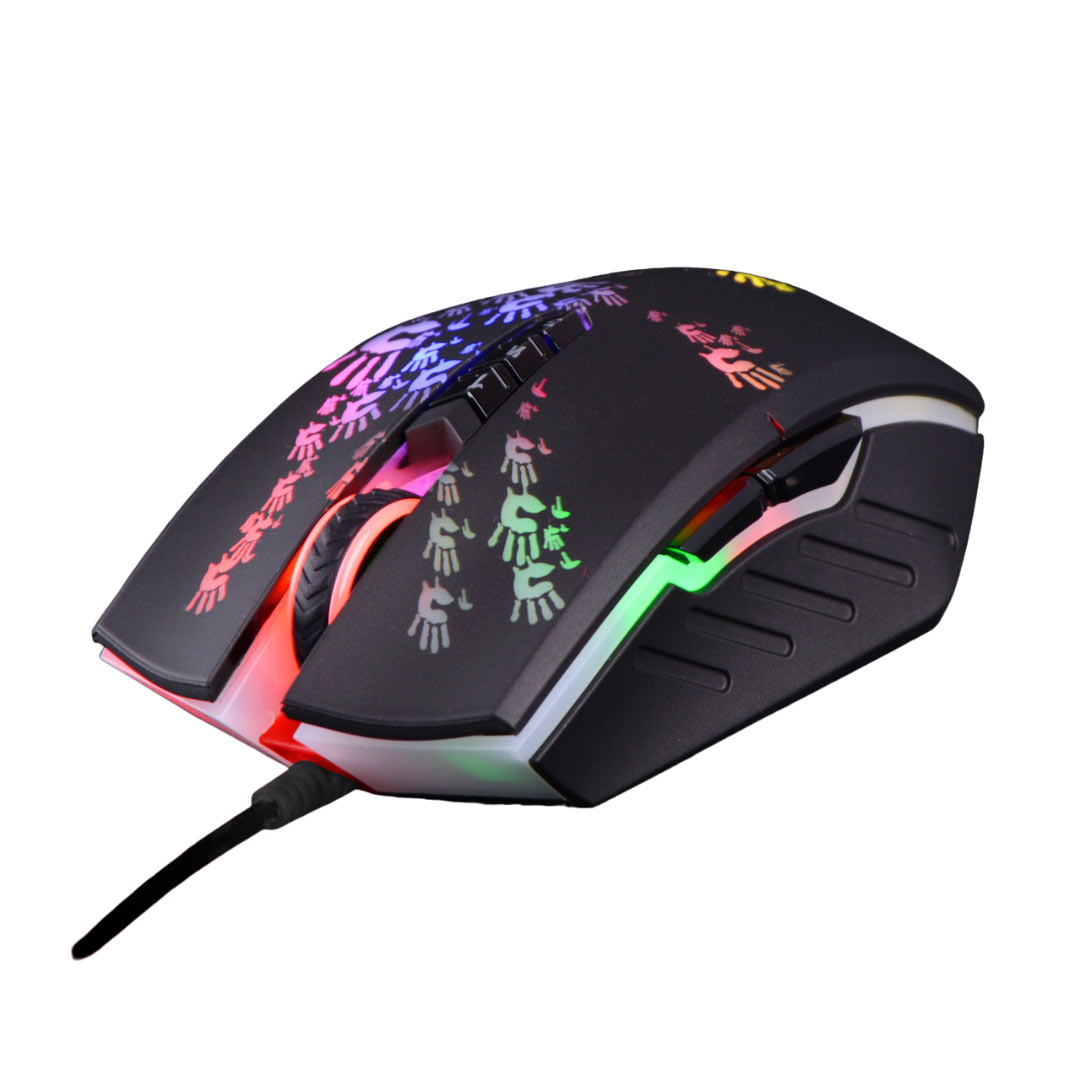 Bloody A60 Optical Gaming Mouse with Light Strike (LK) Switch & Scroll - Fully Programmable and Advance