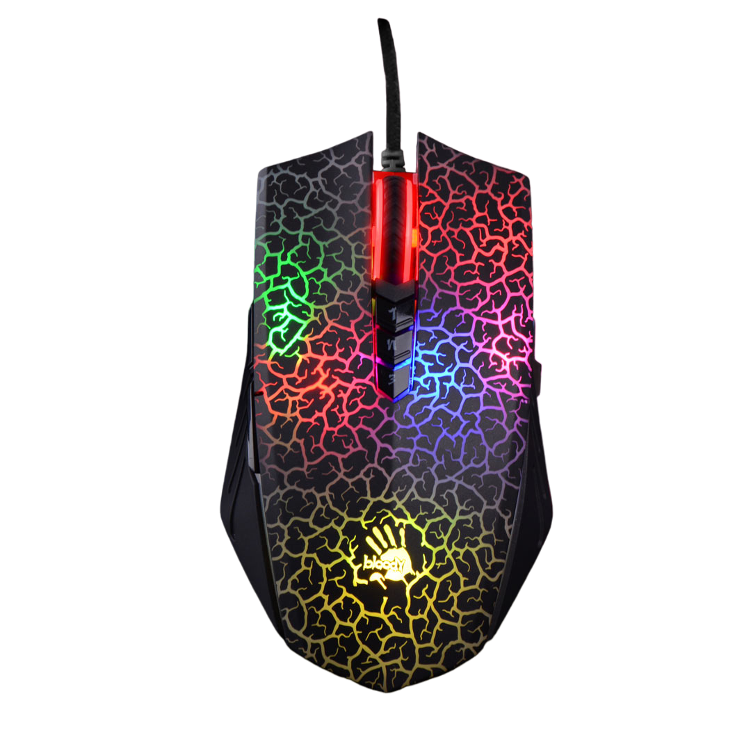 Bloody A70 Optical Gaming Mouse with Light Strike (LK) Switch & Scroll - Fully Programmable and Advance