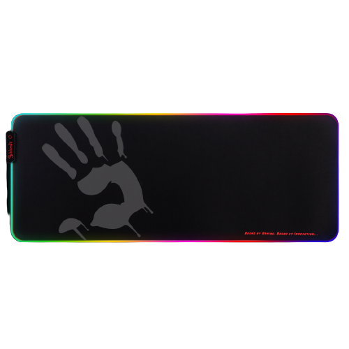 Bloody Extended RGB Mousepad MP-80N Anti-Slip Base, Waterproof & Portable Led Mouse Mat for Laptop Computer PC Games