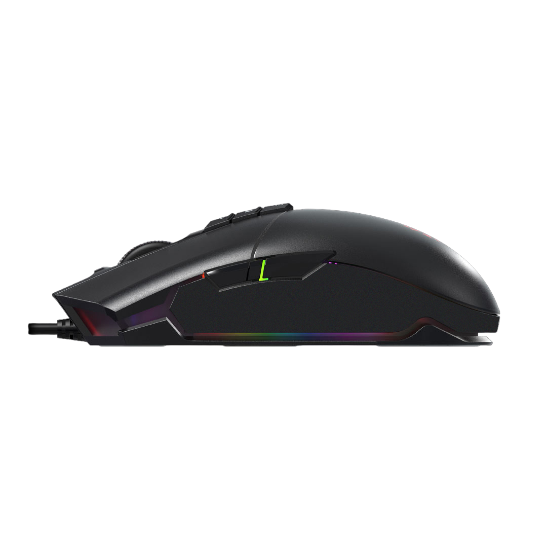 Bloody P91s - RGB Gaming Mouse - Adjustable 8000 CPI - Customizable RGB - 1 ms Response - Infrared Wheel -Black