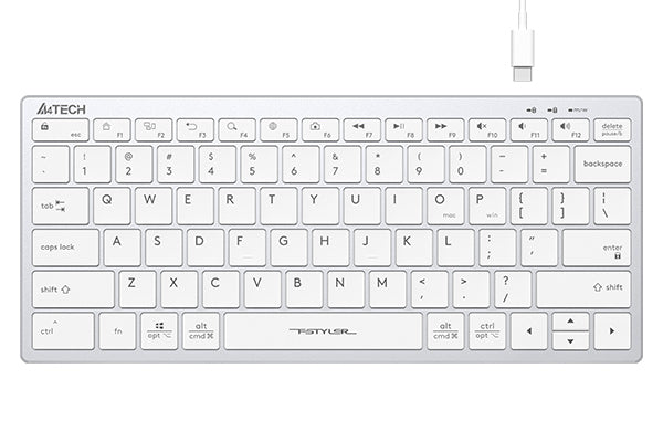A4tech Fstyler FX51 Scissor Switch Compact Wired Keyboard