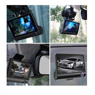 WDR Dashcam 3 Camera Lens Video Car Dvr Full Hd 1080p