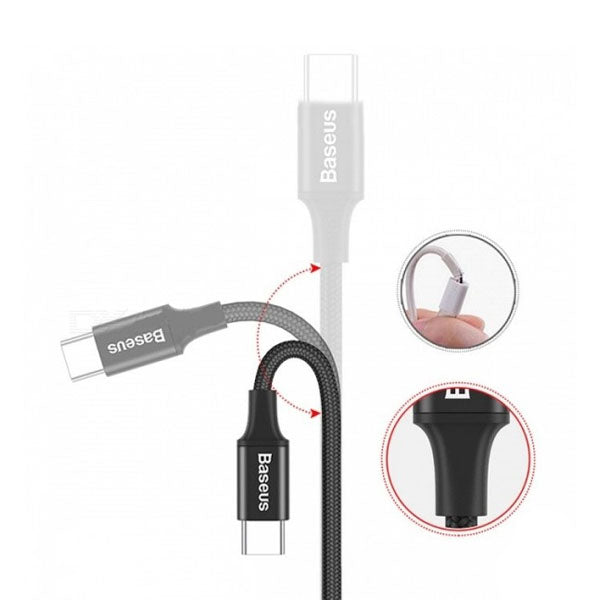 Baseus Cafule PD2.0 60W flash charging USB For Type-C cable (20V 3A)2m
