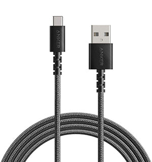 Anker PowerLine Select + USB-A to USB-C 2.0 Cable 6ft – Black – A8023H11