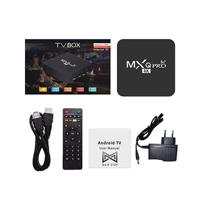 MXQ PRO 4K TV BOX Android 10.0 4K HDR Ultra-HD Video 2.4G 5G WiFi 4GB+64GB