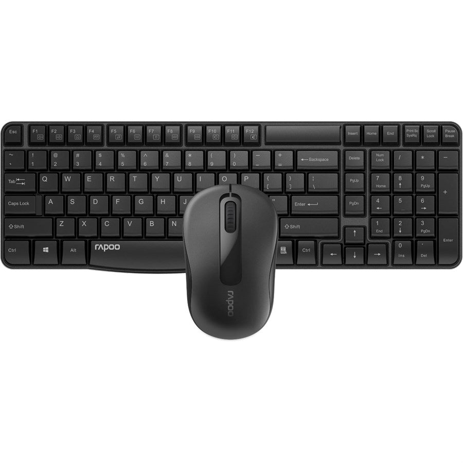 Rapoo X1800S Wireless Keyboard and Mouse Combo | Black