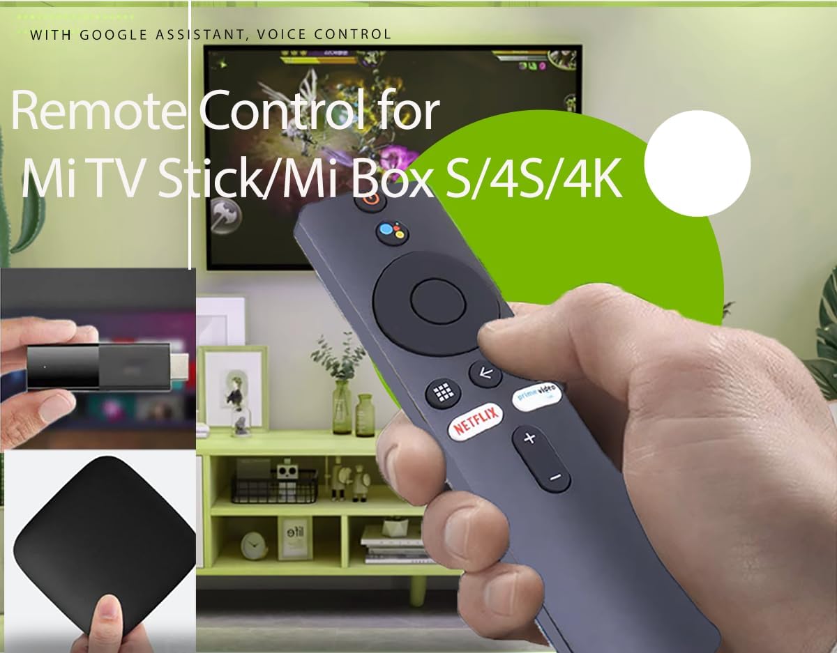 Remote Control for Xiaomi Mi TV Stick/MI Box 4S 4K->TechPanda.pk