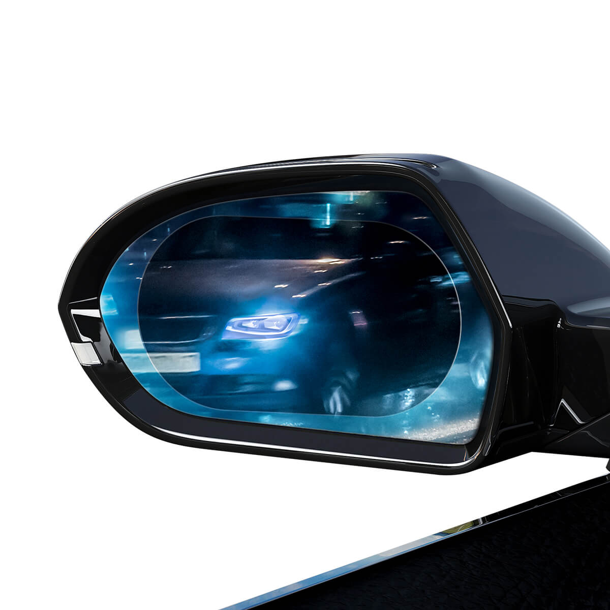 Baseus 0.15mm Rainproof Film for Car Rear-View Mirror (Oval 2 pcs/pack 135*95mm) Transparent
