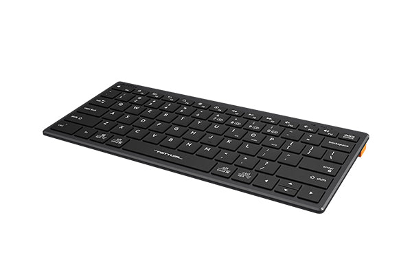 A4tech FBX51C Bluetooth & 2.4G Wireless Keyboard - Rechargeable USB Type C - Multi Device -2 cm Slim & Lightweight