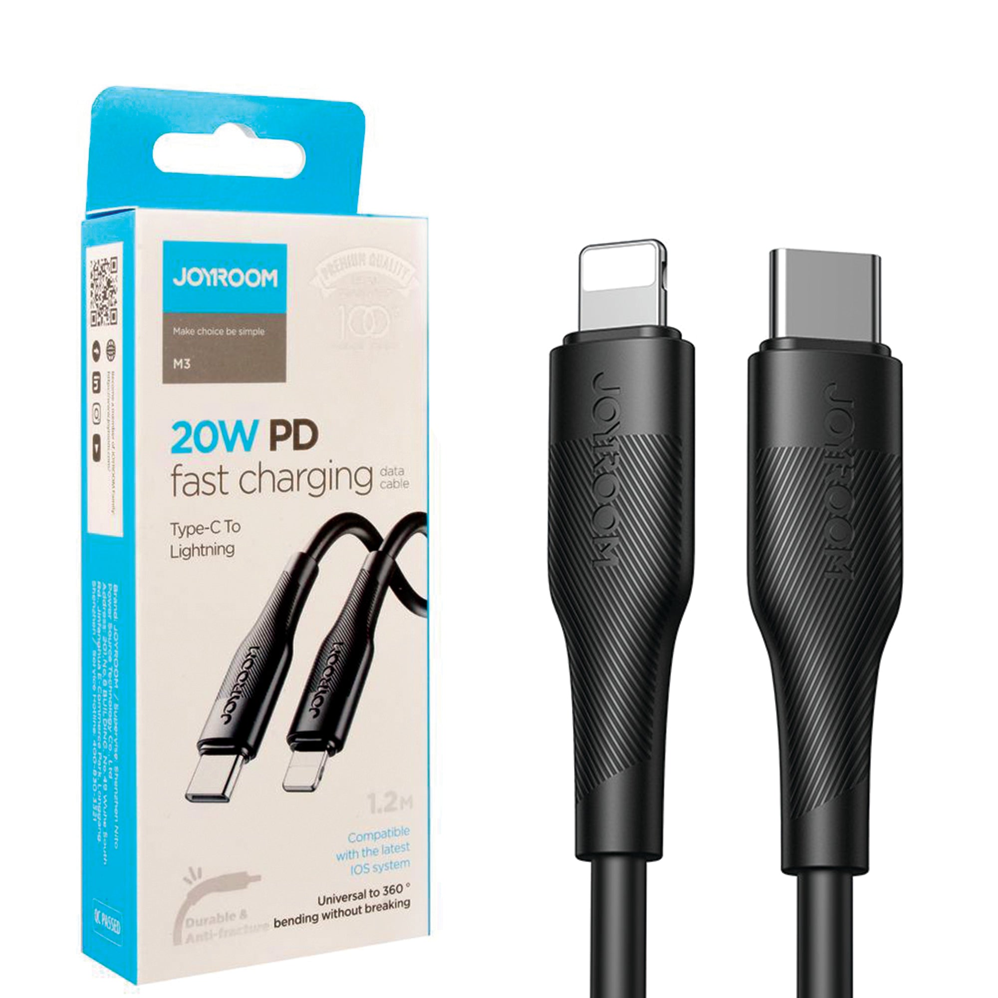 Joyroom S-1224m3 Type-c To Lightning Fast Charging Cable 1.2m