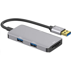 ONTEN (5 IN 1) USB(3.0) to CF/TF/SD Card Reader with USB(3.0)*2.